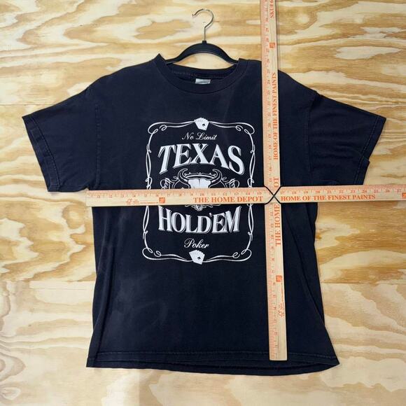 Vintage y2k no limit texas hold em poker jack daniels tshirt - Picture 3 of 4